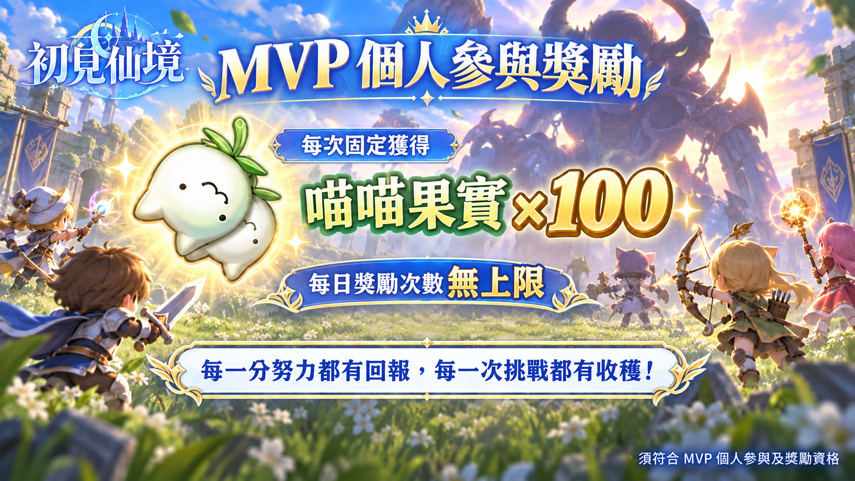 MVP 個人參與獎勵